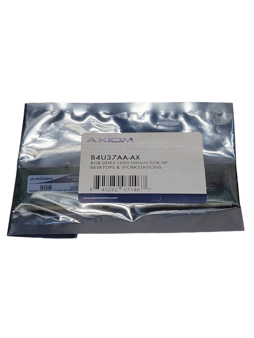 Axiom Memory Solutions PC3-12800 8 GB UDIMM 1600 MHz DDR3 RAM
